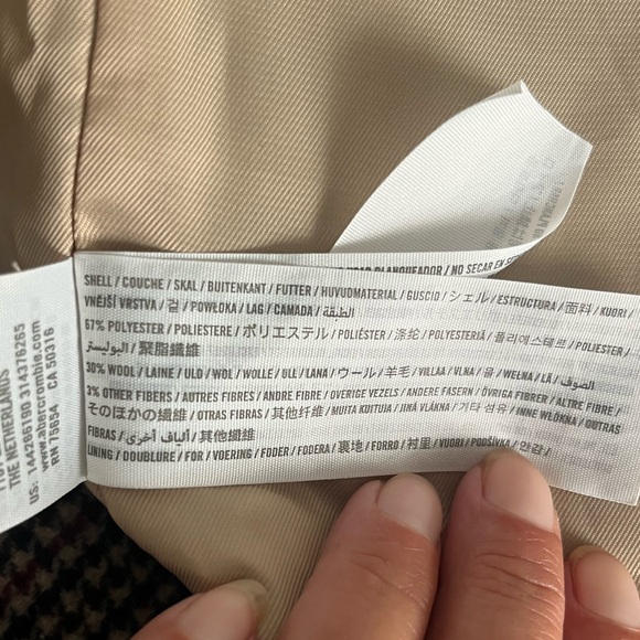 Abercrombie & Fitch | Wool blend Jacket | XS - Picture 6 of 6